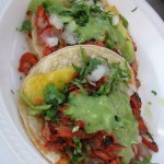 Al pastor tacos- Los Guachos, part of our Taco Truck Food Tour, Columbus Ohio