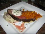 Plate of Steak - Ohio River Valley Wine Tour, Columbus Food Adventures