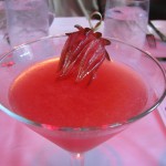 Ginger Hibiscus cocktail at M