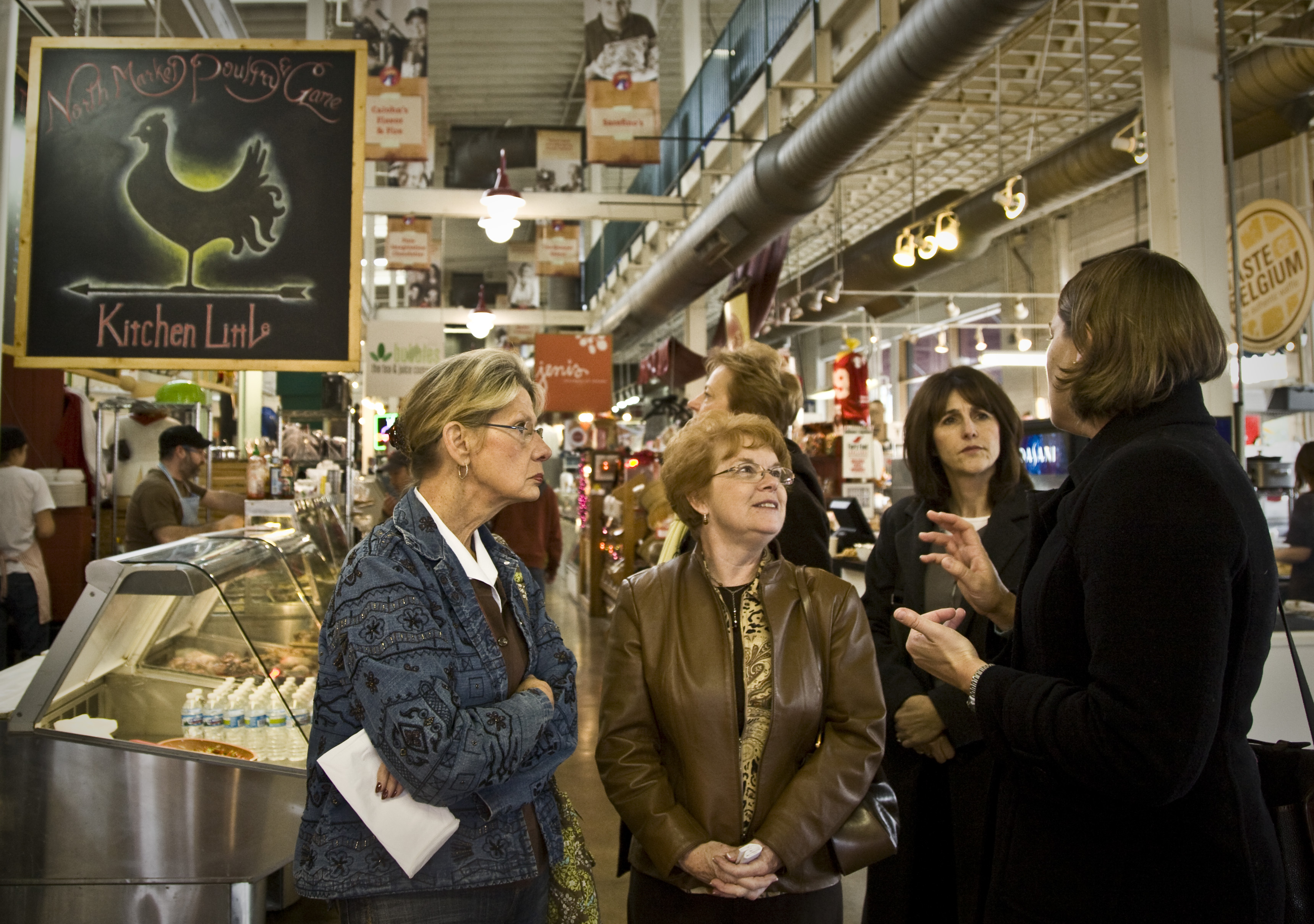 short north walking tour, north market tour