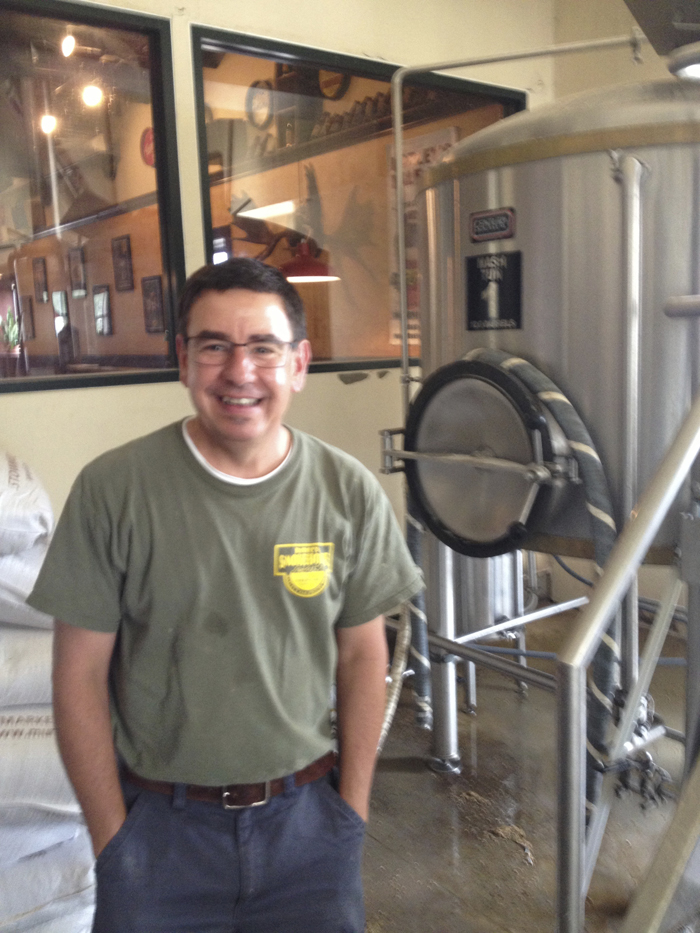 Angelo - brewmaster at Barleys brewing company